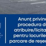 Licitație pentru locuri de parcare de domiciliu în municipiul Călărași